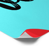 welkomstwandkunst poster (Hoek)