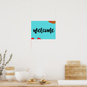 welkomstwandkunst poster (Keuken)