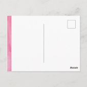 Welkomstwoord Briefkaart Waterverf geboorte (Achterkant)