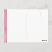 Welkomstwoord Briefkaart Waterverf geboorte (Achterkant)