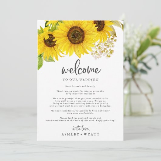 Welkomstwoord en reisroute op zonneduurtje (Staand voorkant)