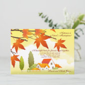 Welkomstwoord Herfst Kaart (Staand voorkant)