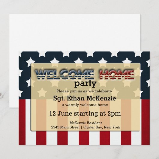 Welkomstwoord Kaart (Voorkant / Achterkant)