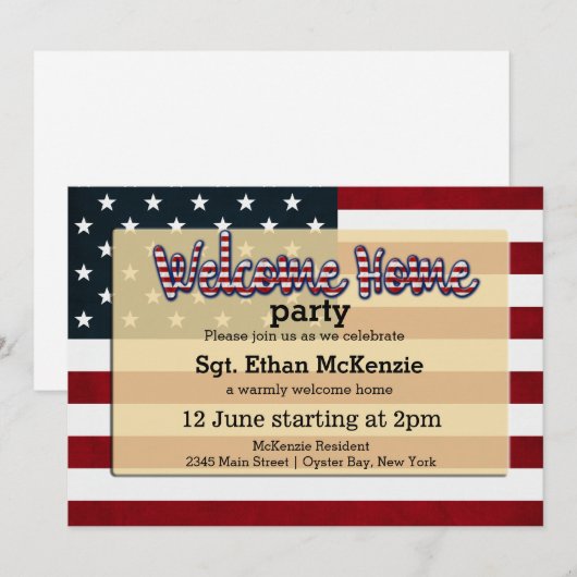 Welkomstwoord Kaart (Voorkant / Achterkant)