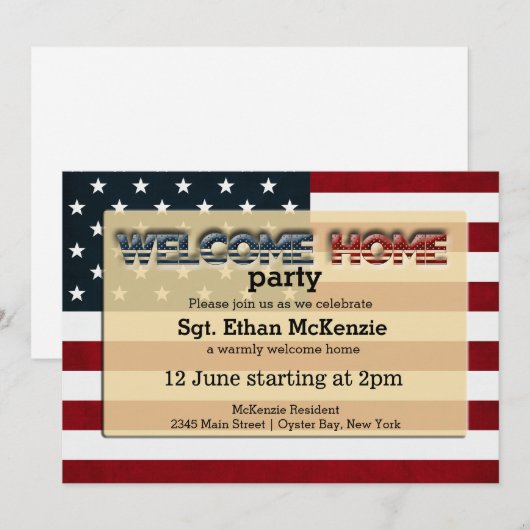 Welkomstwoord Kaart (Voorkant / Achterkant)