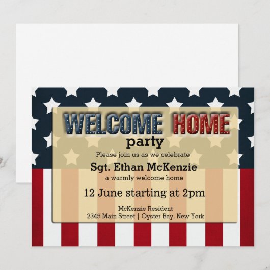 Welkomstwoord Kaart (Voorkant / Achterkant)