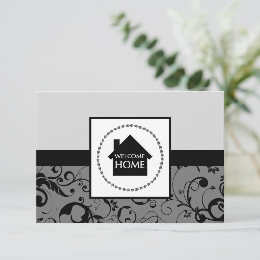 welkomstwoord kaart (Staand voorkant)