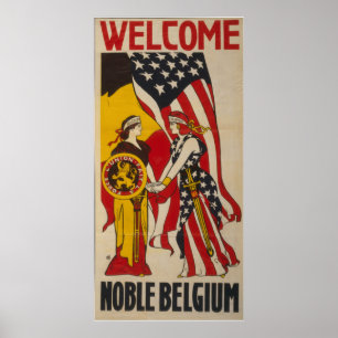  Welkomstwoord Noble België Poster