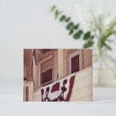 Welkomstwoord patriottisch voorpaneel briefkaart (Staand voorkant)