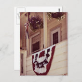 Welkomstwoord patriottisch voorpaneel briefkaart (Voorkant / Achterkant)