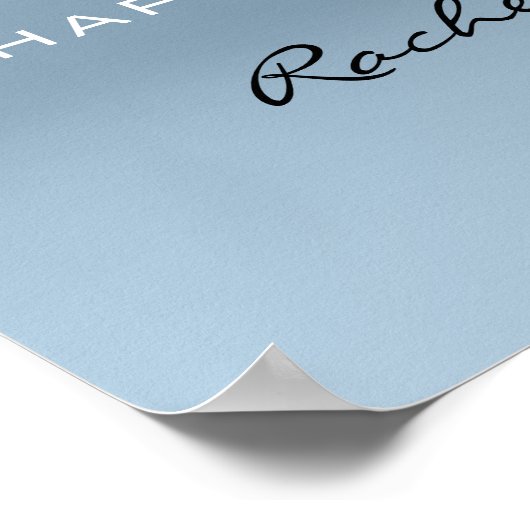 Welkomstwoord Poster Silver Grey Drivers Blue (Hoek)