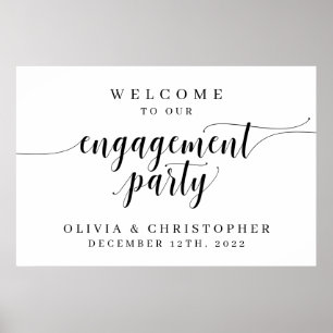 Welkomstwoord Poster van de Partij van de Overeenk