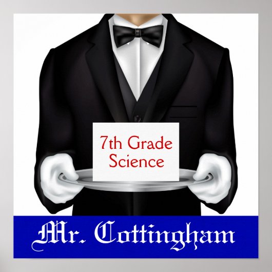 Welkomstwoord schoolleraar - SRF Poster (Voorkant)