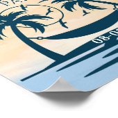 Welkomstwoord treeplankpalm poster (Hoek)