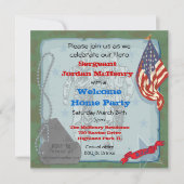 Welkomstwoord Uitnodiging militaire partij Hero (Voorkant)