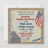 Welkomstwoord Uitnodiging militaire partij Hero (Voorkant)