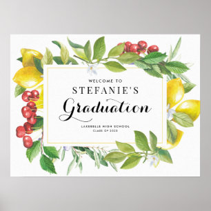 Welkomstwoord van de GraduPartij van de Kersen Poster