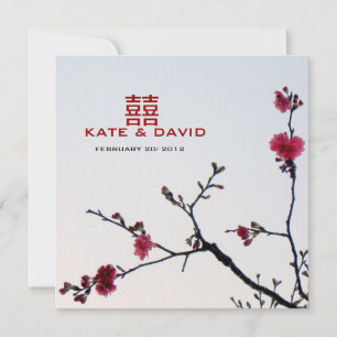 Welkomstwoord van lente en oosterse Sakura Kaart