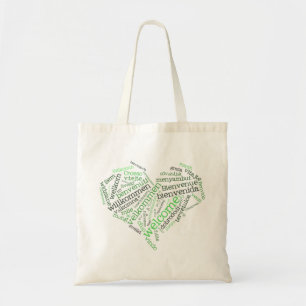 Welkomstwoord (veel talen) Bag Tote Bag