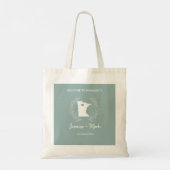 Welkomstwoord voor de bestemming Minnesota Tote Bag (Achterkant)