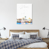 Welkomstwoord voor de Waterverf van SAVANNAH Canvas Afdruk (Insitu (Slaapkamer))