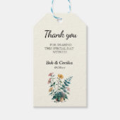 Welkomstwoord voor mooie kleine Planten bruiloft Cadeaulabel (Voorkant)