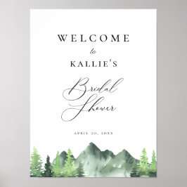 Welkomstwoord Vrijgezellenfeest bos Poster