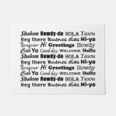 Welkomstwoorden Deurmat (Voorkant)