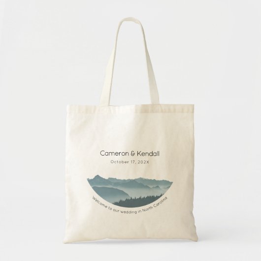 Welkomstzakken van het hedendaagse Bergbereik Tote Bag (Voorkant)