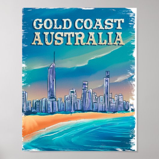 Welkomstzomer - Beach outfits - Gold kust Australi Poster (Voorkant)