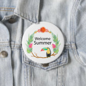 welkomstzomer ronde button 4,0 cm (In situ)