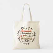 welkomstzomerse herfst tote bag (Achterkant)