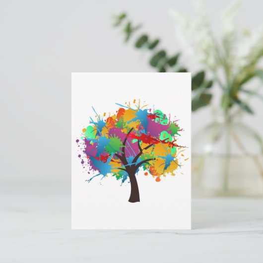 welkomstzomertijd briefkaart (Staand voorkant)