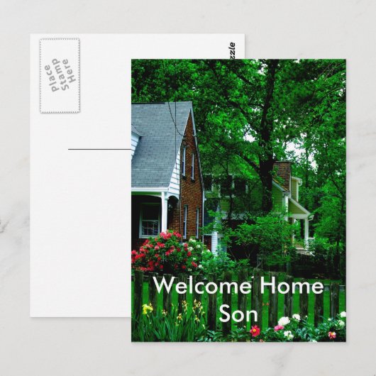 welkomstzoon briefkaart (Voorkant / Achterkant)