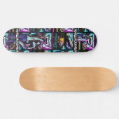 WelkomToNeonCity_teamviper-tegel Persoonlijk Skateboard (Horizontaal)