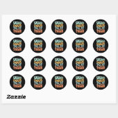 Well Back To It Then Funny Motivational Design Ronde Sticker (Vel)