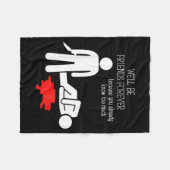 We'll Be Friends Forever Because You Already Know  Fleece Deken (Voorkant (Horizontaal))