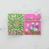 WELL COME SPRING. FEESTDAGEN KAART (Binnen)