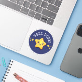 “Well Done” Motivationsaufkleber mit Kawaii Stern Sticker (Laptop met iPhone)