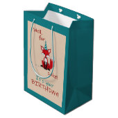 Well, for FOX sake! Birthday pun Medium Cadeauzakje (Achterkant Gekanteld)