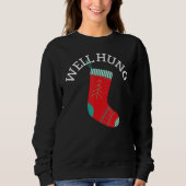 Well Hung Christmas Stocking  Sarcastic Trui (Voorkant)