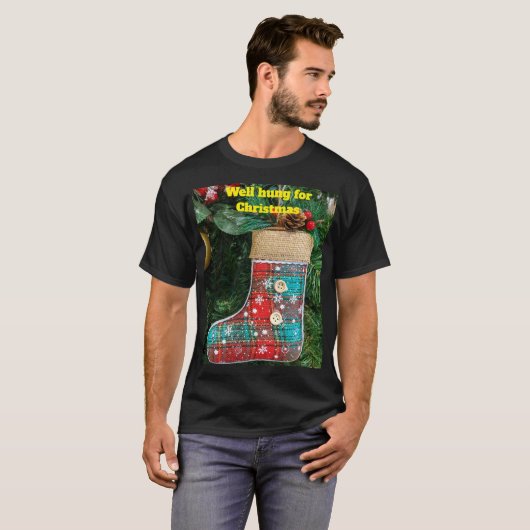 Well hung for Christmas. T-shirt (Voorkant volledig)