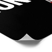 Well Hung Funny Christmas Candy Cane Well Hung  Poster (Hoek)