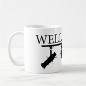 "Well Hung"-Mok voor verlichtingsingenieur/technic Koffiemok (Links)