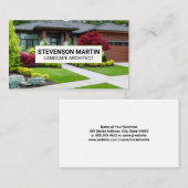 Well Manicured Landscape | Front Yard Residential Visitekaartje (Voorkant / Achterkant)