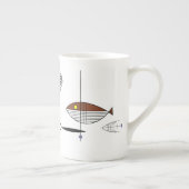 WELL VAN DE ZEE Bone China Mok (Rechts)