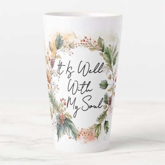 Well With My Soul Mug Latte Mok (Voorkant)