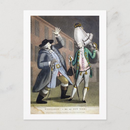 Welladay.. Is dit mijn zoon Tom, van een originele Briefkaart (Voorkant)