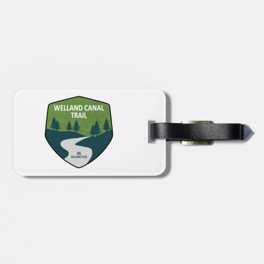 Welland Canal Trail Ontario Canada Bagagelabel (Achterkant horizontaal)