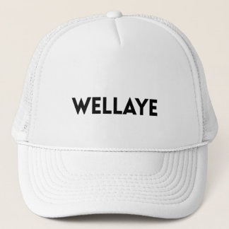 Wellaye Logo Black Trucker Pet